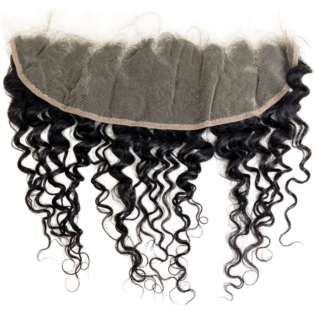 B & B Express 100% Brazilian Human Hair 13x4 Lace Frontal - Deep Wave - Beauty Exchange Beauty Supply