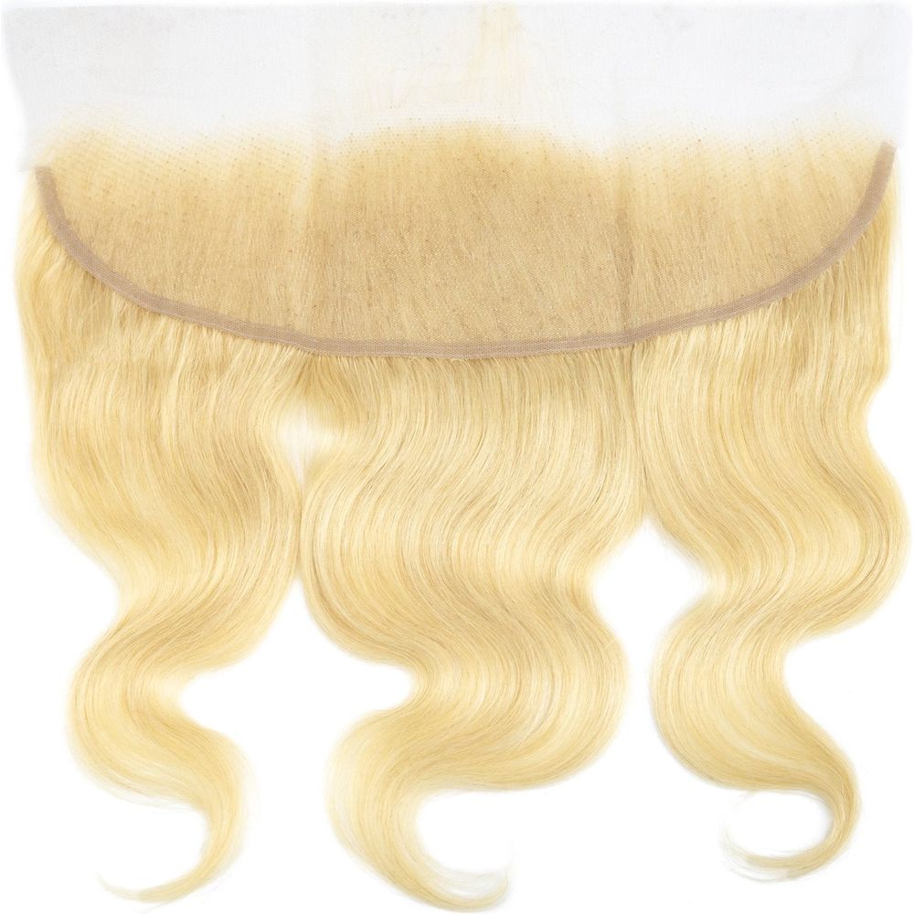 B & B Gold 100% Brazilian Human Hair 13x4 Lace Frontal - #613 - Beauty Exchange Beauty Supply