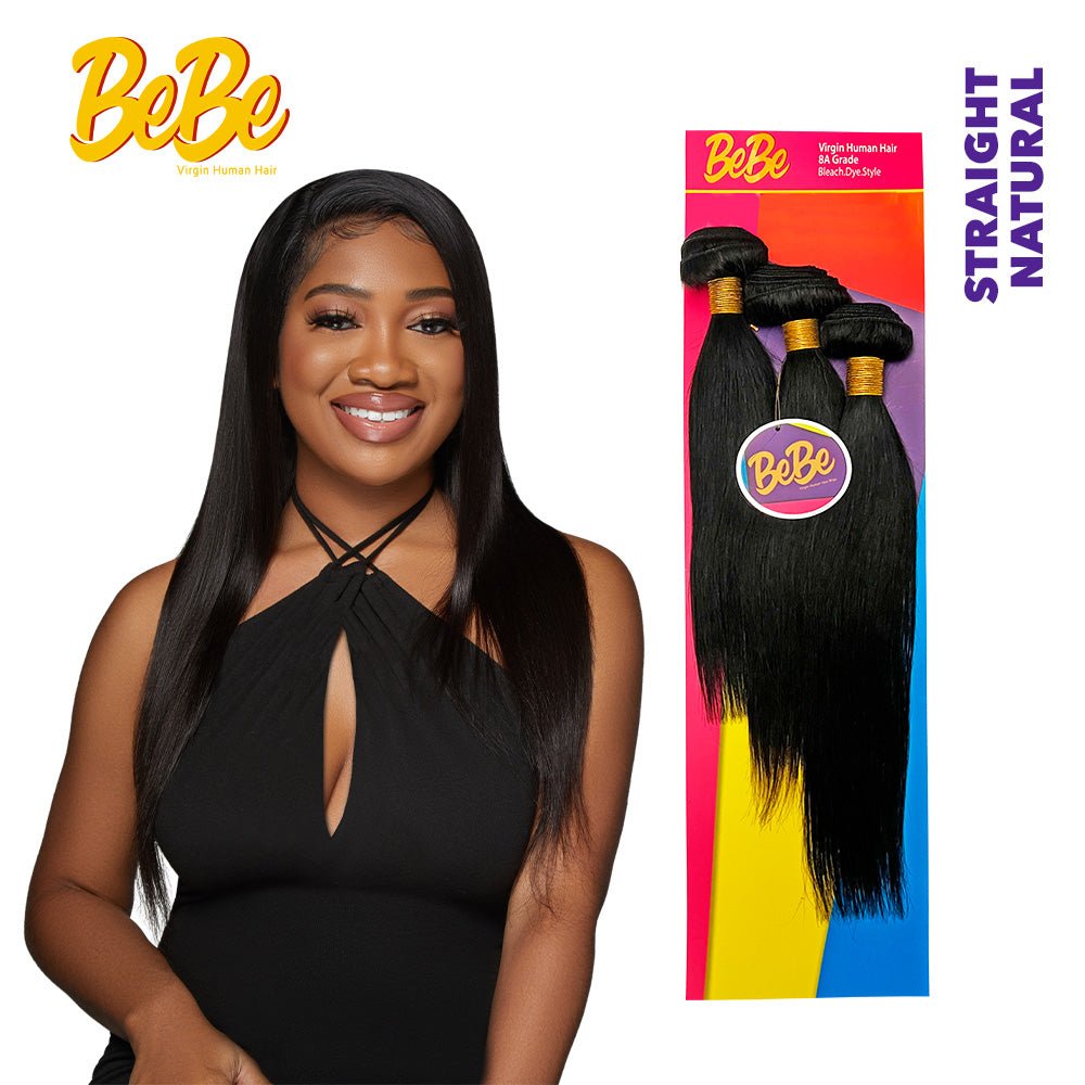 BeBe 100% Virgin Human Hair Multipack - Straight - Beauty Exchange Beauty Supply