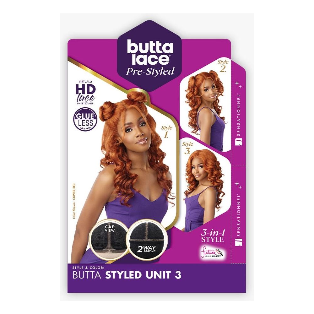 Butta Lace Pre - Styled Synthetic HD Lace Front Wig - Unit 3 - Beauty Exchange Beauty Supply