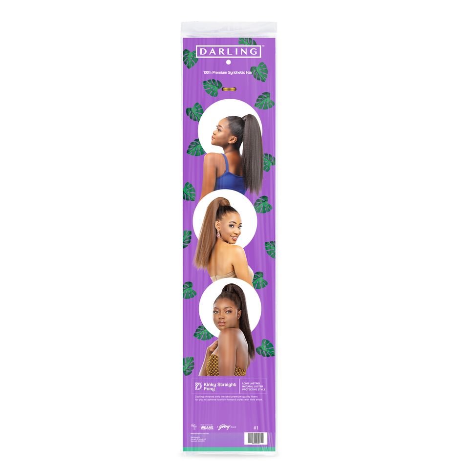 Darling Kinky Straight Wrap Around Ponytail - Beauty Exchange Beauty Supply