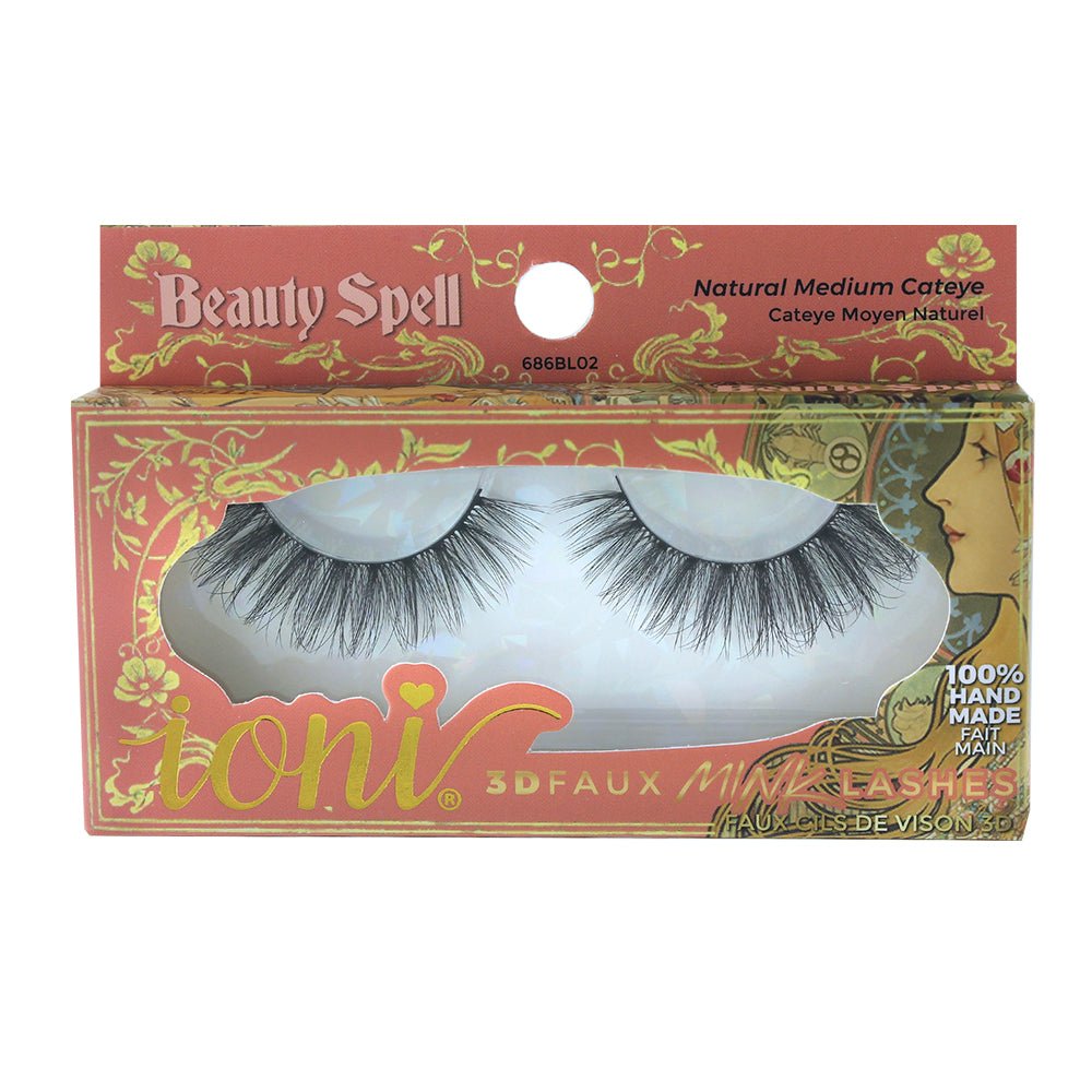 Ioni 3D Faux Mink Lashes Collection - Book Of Lashes - Beauty Exchange Beauty Supply