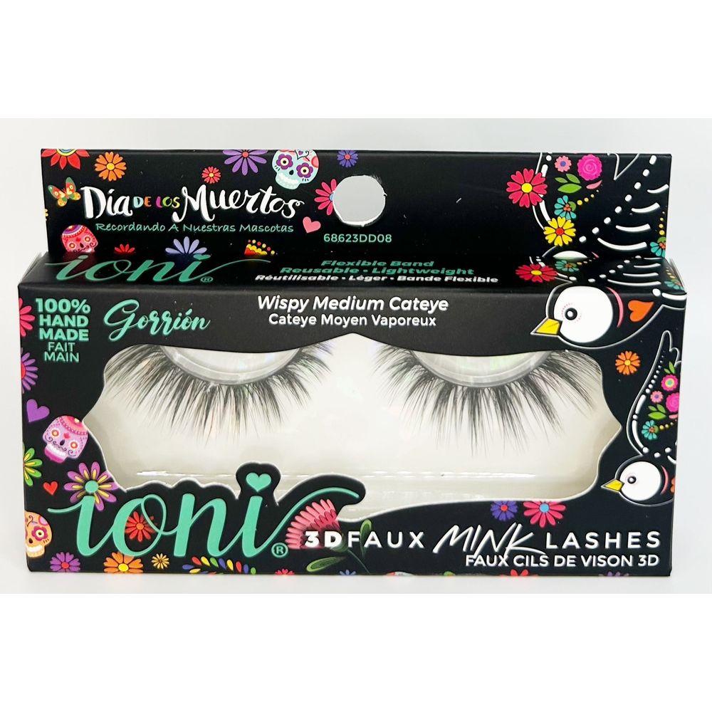 Ioni 3D Faux Mink Lashes Collection - Dia De Los Muertos - Beauty Exchange Beauty Supply