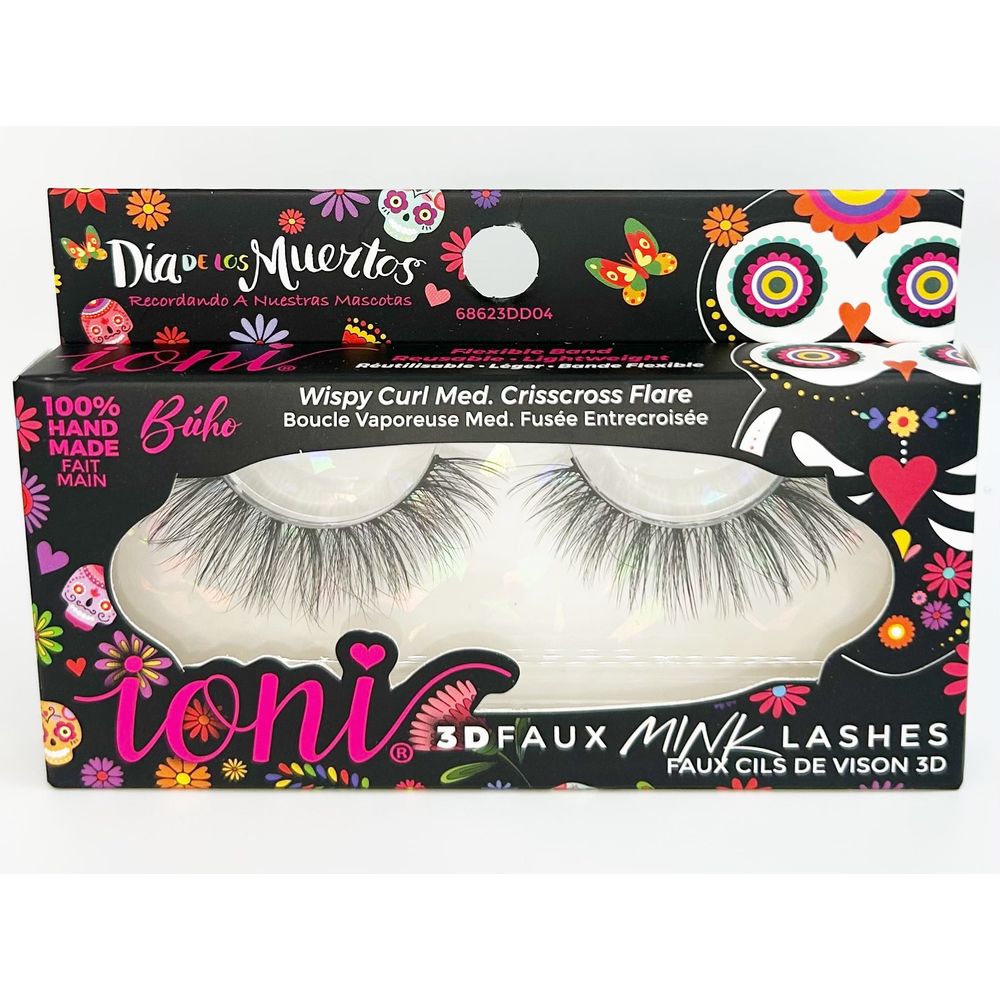 Ioni 3D Faux Mink Lashes Collection - Dia De Los Muertos - Beauty Exchange Beauty Supply