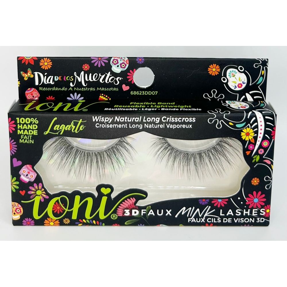 Ioni 3D Faux Mink Lashes Collection - Dia De Los Muertos - Beauty Exchange Beauty Supply