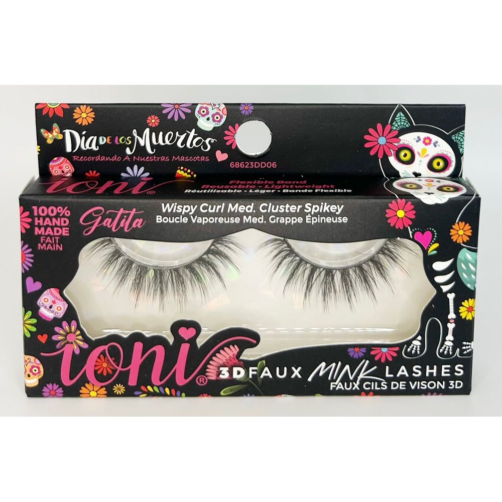 Ioni 3D Faux Mink Lashes Collection - Dia De Los Muertos - Beauty Exchange Beauty Supply