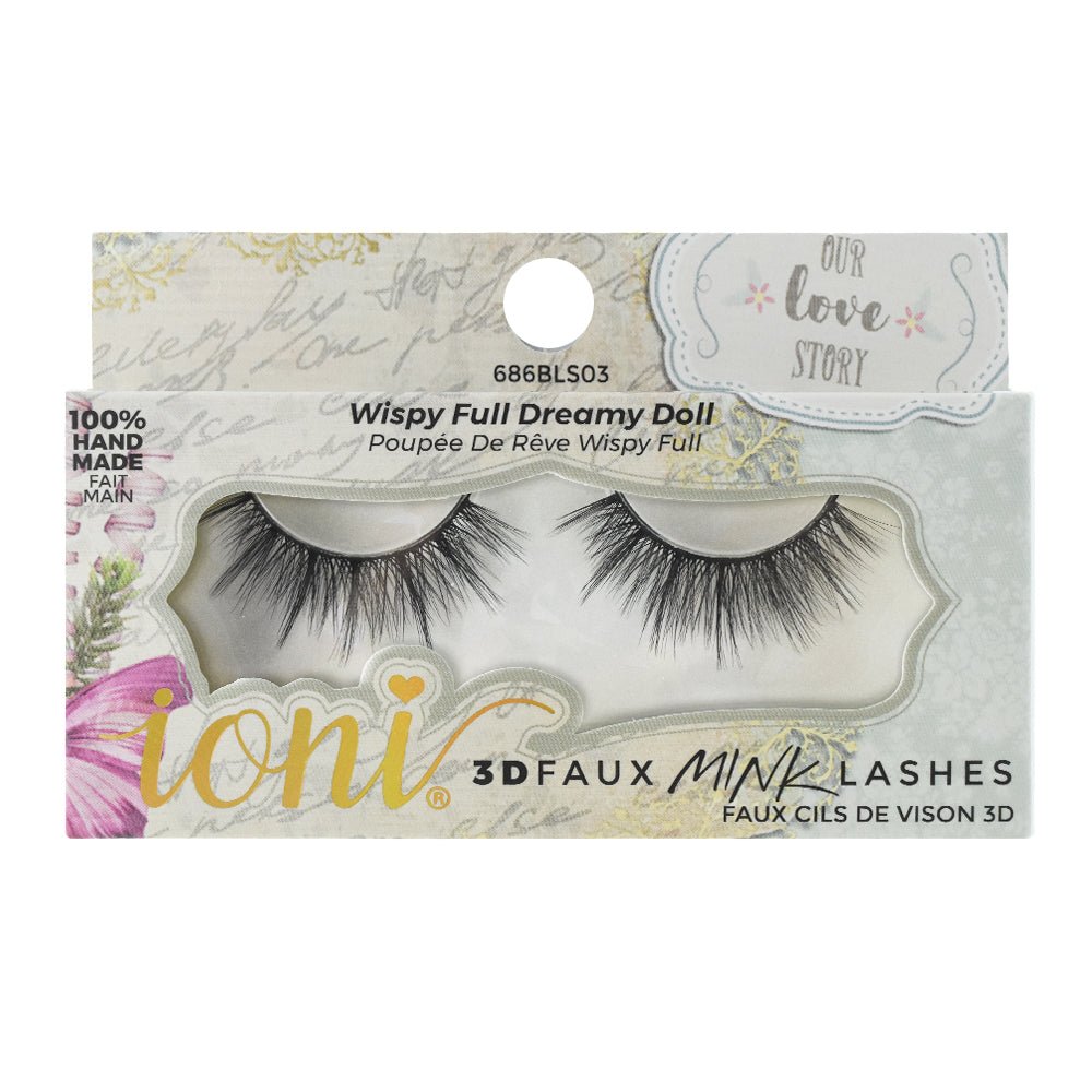 Ioni 3D Faux Mink Lashes Collection - Love Story - Beauty Exchange Beauty Supply