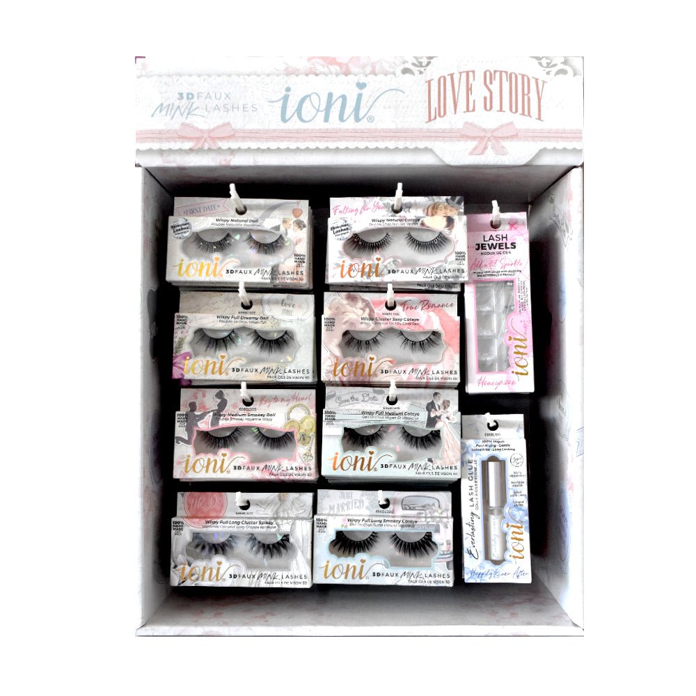 Ioni 3D Faux Mink Lashes Collection - Love Story - Beauty Exchange Beauty Supply