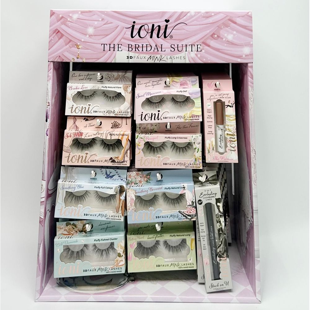 Ioni 3D Faux Mink Lashes Collection - The Bridal Suite - Beauty Exchange Beauty Supply