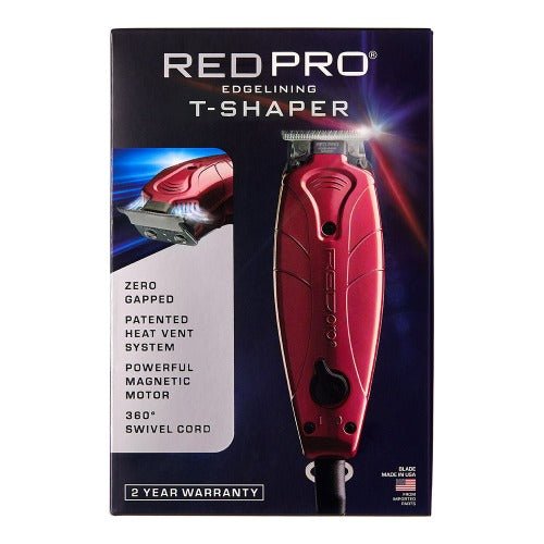 Kiss Red Pro Edgelining T-Shaper Hair Trimmer - Beauty Exchange Beauty Supply