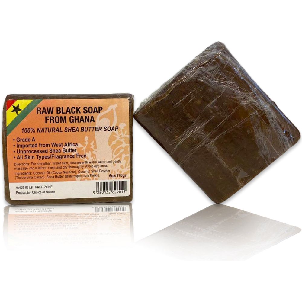 Mitchell Brands African Raw Black Soap from Ghana 6oz/170g - Beauty Exchange Beauty Supply