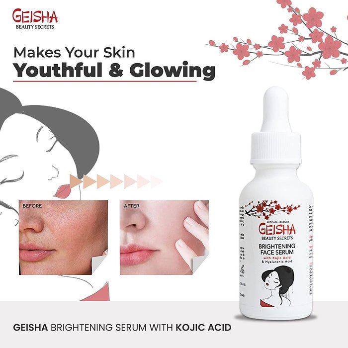 Mitchell Brands Geisha Beauty Secrets Kojic Acid Face Serum 1oz/30ml - Beauty Exchange Beauty Supply