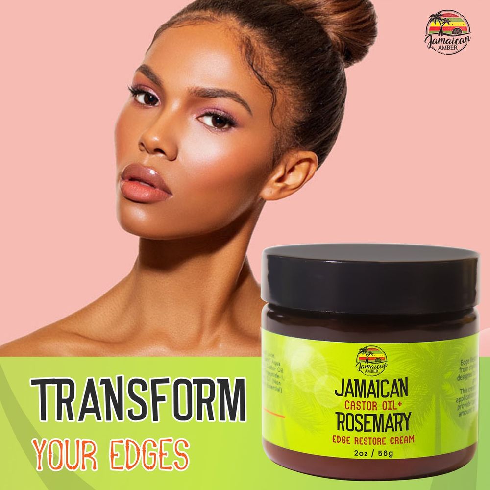 Mitchell Brands Jamaican Amber Jamaican Castor Oil+ Rosemary Edge Restore Cream 2oz/60ml - Beauty Exchange Beauty Supply