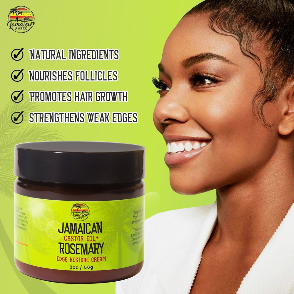 Mitchell Brands Jamaican Amber Jamaican Castor Oil+ Rosemary Edge Restore Cream 2oz/60ml - Beauty Exchange Beauty Supply