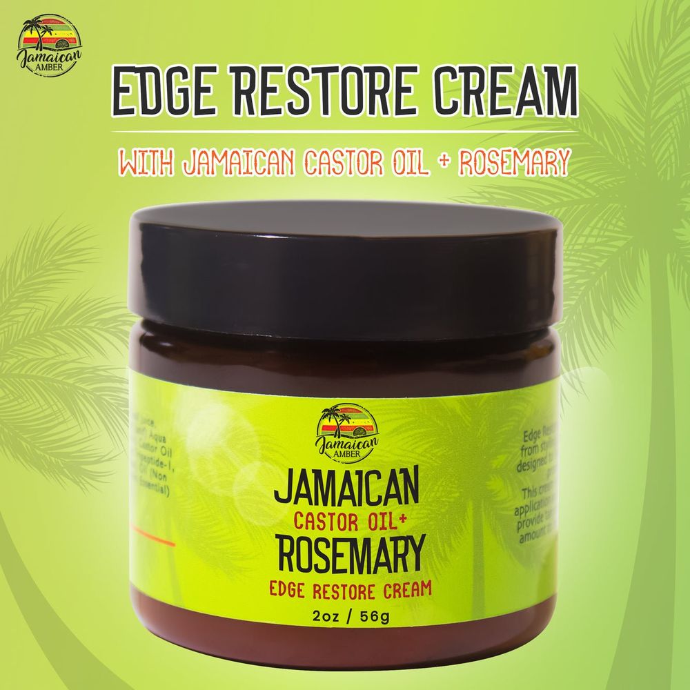 Mitchell Brands Jamaican Amber Jamaican Castor Oil+ Rosemary Edge Restore Cream 2oz/60ml - Beauty Exchange Beauty Supply