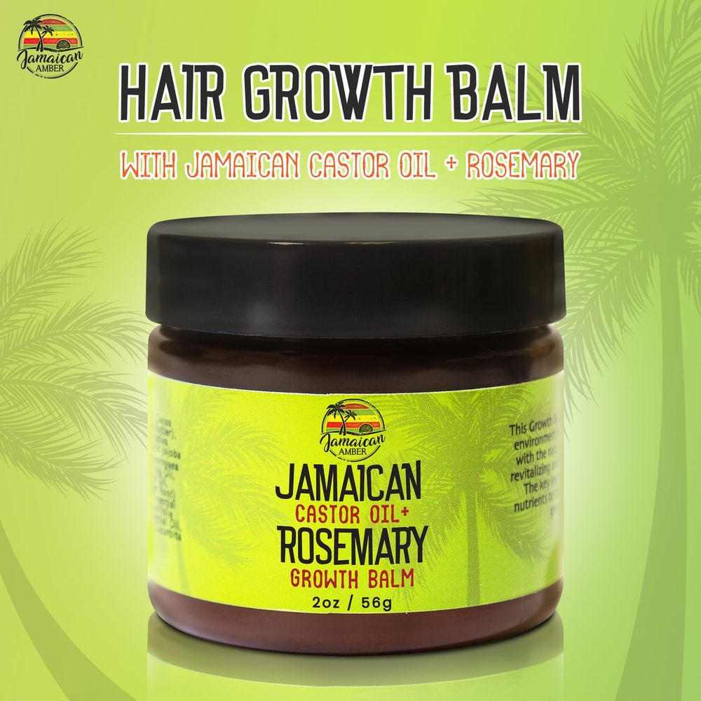 Mitchell Brands Jamaican Amber Jamaican Castor Oil+ Rosemary Hair Growth Balm 2oz/60ml - Beauty Exchange Beauty Supply