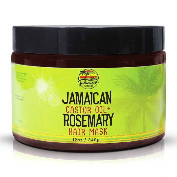 Mitchell Brands Jamaican Amber Jamaican Castor Oil+ Rosemary Hair Masque 12oz/354ml - Beauty Exchange Beauty Supply