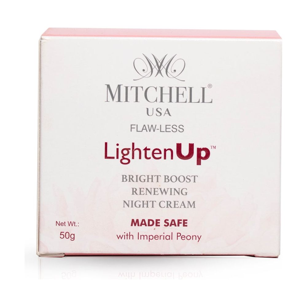 Mitchell Brands Lighten Up Flaw - Less Bright Boost Renewing Night Cream 1.76oz/50g - Beauty Exchange Beauty Supply