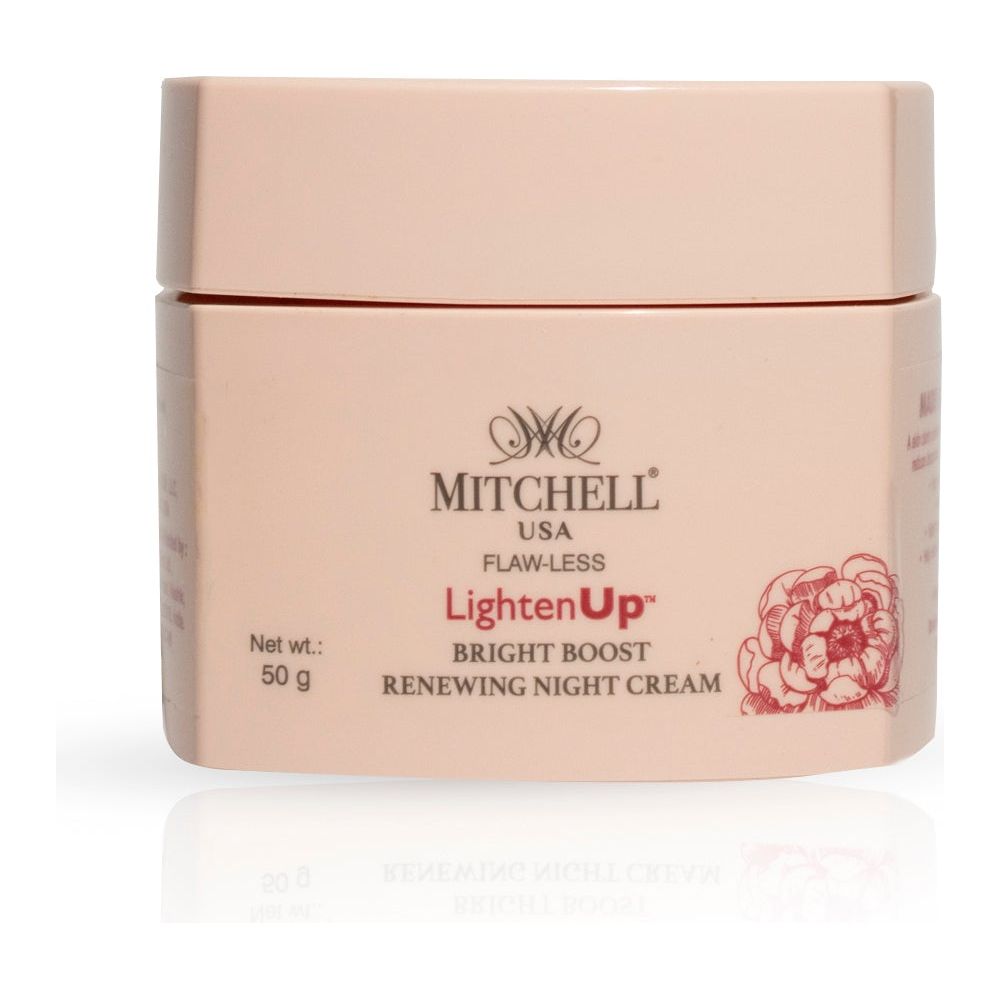 Mitchell Brands Lighten Up Flaw - Less Bright Boost Renewing Night Cream 1.76oz/50g - Beauty Exchange Beauty Supply