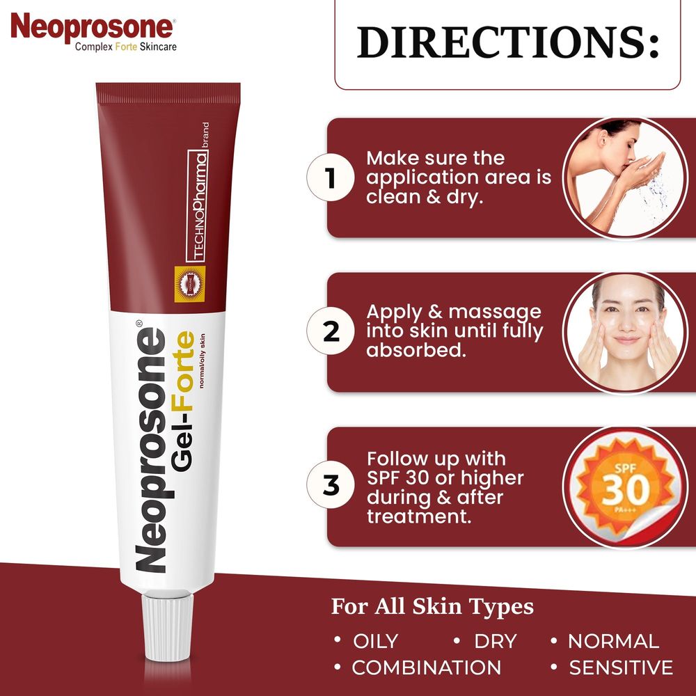 Mitchell Brands Neoprosone Brightening Moisturizer Cream Gel 1oz/30g - Beauty Exchange Beauty Supply