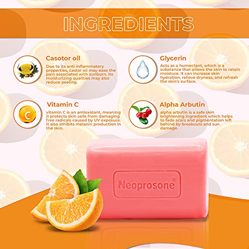 Mitchell Brands Neoprosone Vitamin C Cleansing Bar Soap 4.4oz/200g - Beauty Exchange Beauty Supply