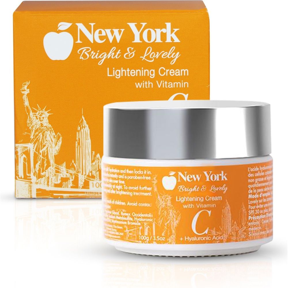 Mitchell Brands New York Bright & Lovely Lightening Cream with Vitamin C and Hyaluronic Acid 3.5oz/100ml - Beauty Exchange Beauty Supply