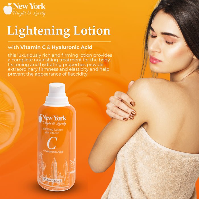 Mitchell Brands New York Bright & Lovely Vitamin C Lightening Lotion 13.5oz/400ml - Beauty Exchange Beauty Supply