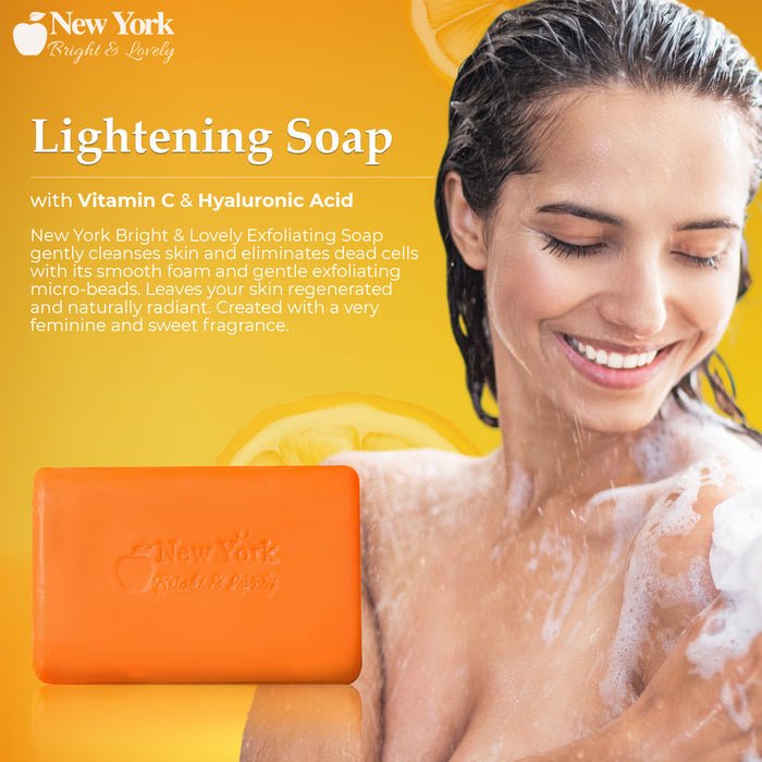 Mitchell Brands New York Bright & Lovely Vitamin C Lightening Soap 7oz/200g - Beauty Exchange Beauty Supply