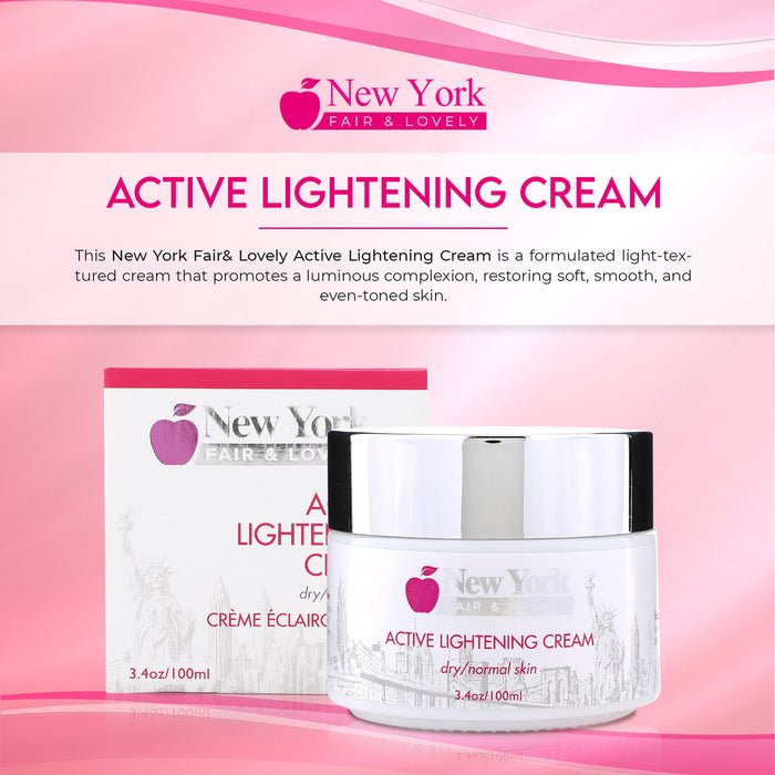 Mitchell Brands New York Fair & Lovely Active Lightening Cream 3.4oz/100ml - Beauty Exchange Beauty Supply