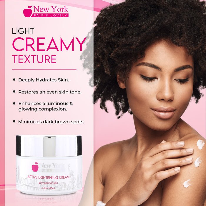 Mitchell Brands New York Fair & Lovely Active Lightening Cream 3.4oz/100ml - Beauty Exchange Beauty Supply