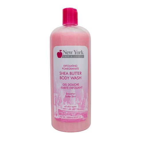 Mitchell Brands New York Fair & Lovely Exfoliating Pomegranate Shea Butter Shower Gel 33.81oz/1000ml - Beauty Exchange Beauty Supply