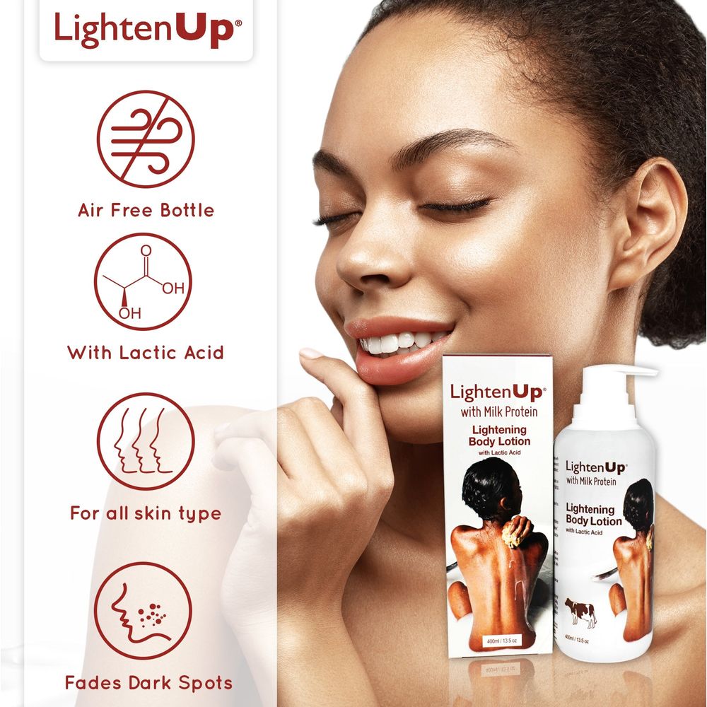 Mitchell Brands Omic Lightenup Lactic Acid Milk Protein Active Lightening Lotion 13.5oz/400ml - Beauty Exchange Beauty Supply