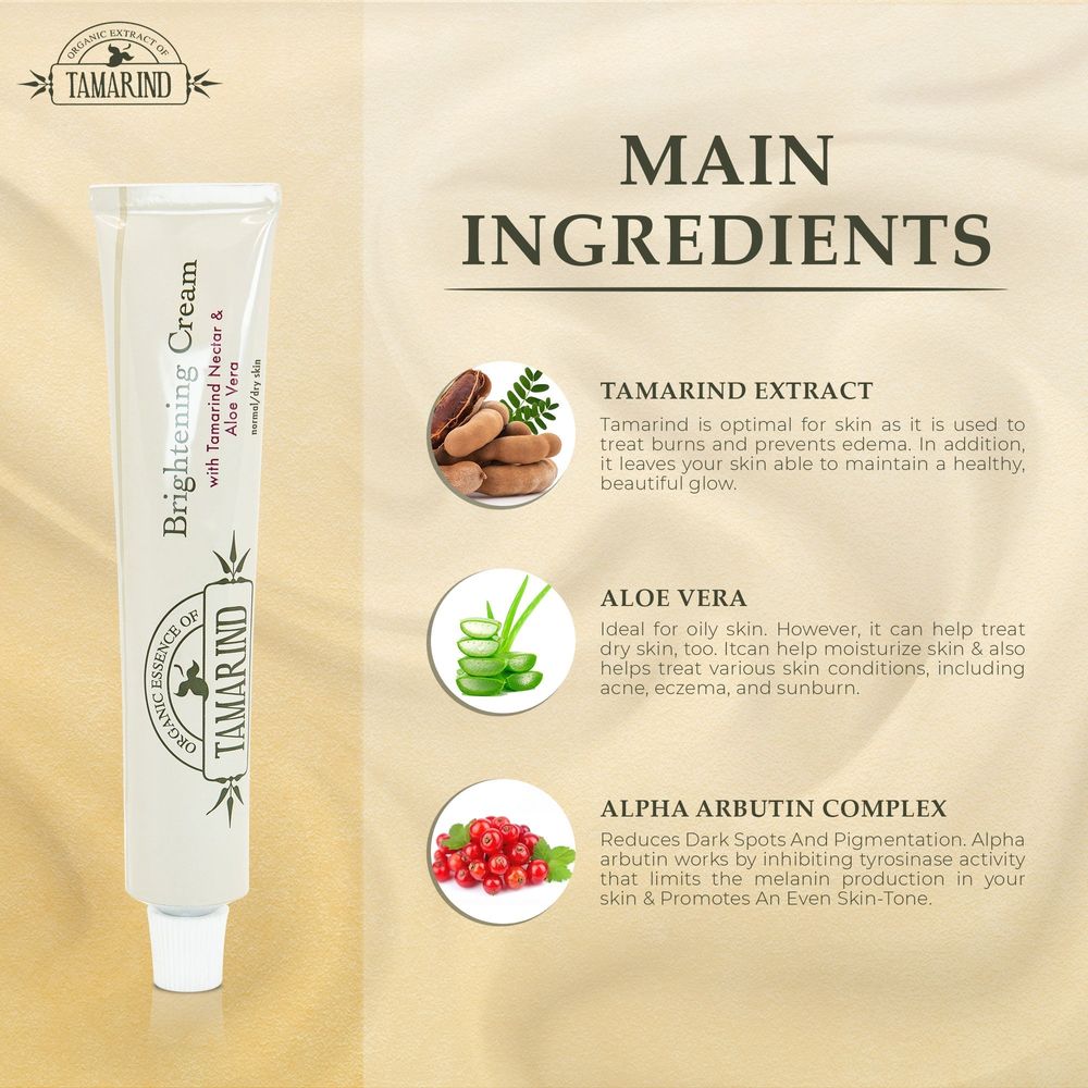 Mitchell Brands Organic Extract of Tamarind Brightening Cream Tube 1.76oz/50g - Beauty Exchange Beauty Supply