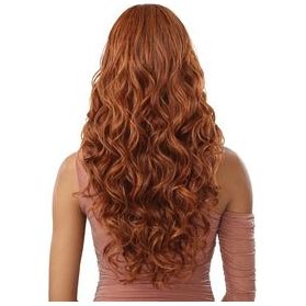 Outre 5"x 5" HD Lace Closure Lace Front Wig Human Hair Blend - Glam Curls 24" - Beauty Exchange Beauty Supply