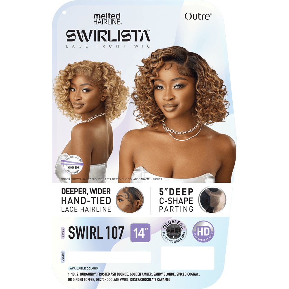 Outre Melted Hairline Swirlista HD Synthetic Lace Front Wig -SWIRL 107 - Beauty Exchange Beauty Supply