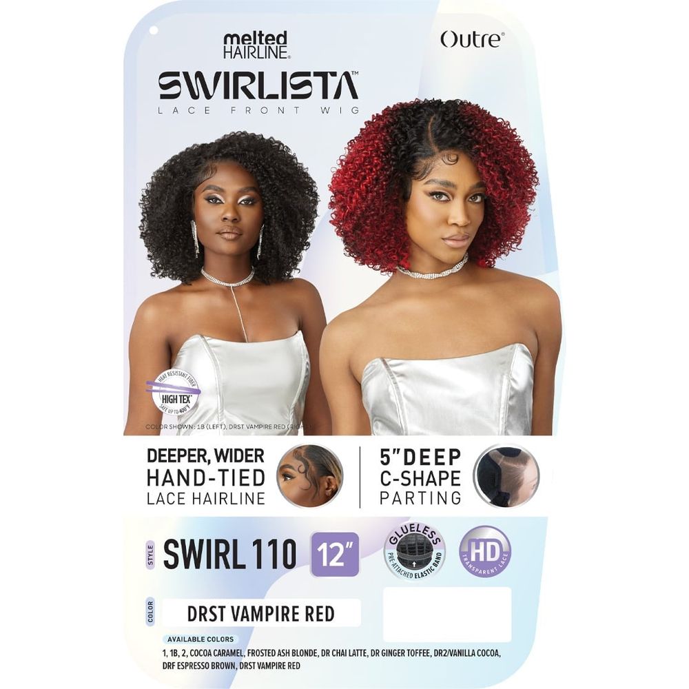 Outre Melted Hairline Swirlista HD Synthetic Lace Front Wig - Swirl 110 - Beauty Exchange Beauty Supply