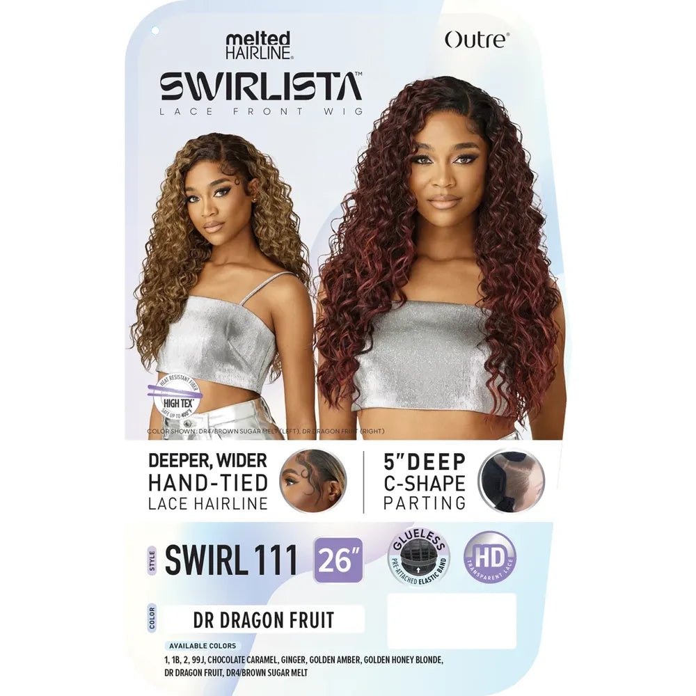 Outre Melted Hairline Swirlista HD Synthetic Lace Front Wig - Swirl 111 - Beauty Exchange Beauty Supply