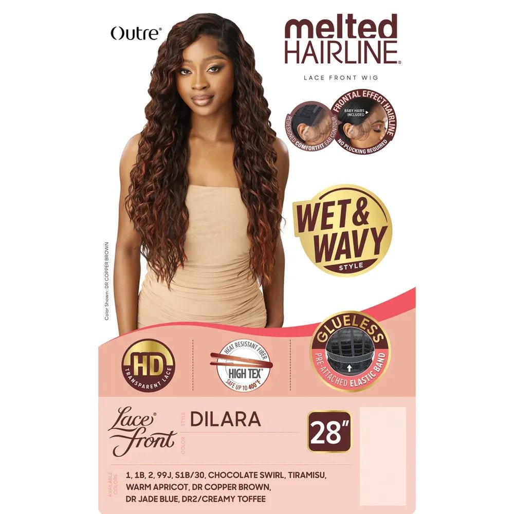 Outre Melted Hairline Synthetic HD Lace Front Wig - Dilara - Beauty Exchange Beauty Supply