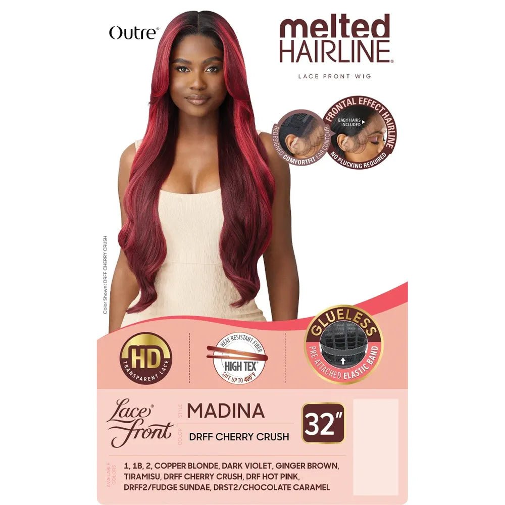 Outre Melted Hairline Synthetic HD Lace Front Wig - Medina - Beauty Exchange Beauty Supply