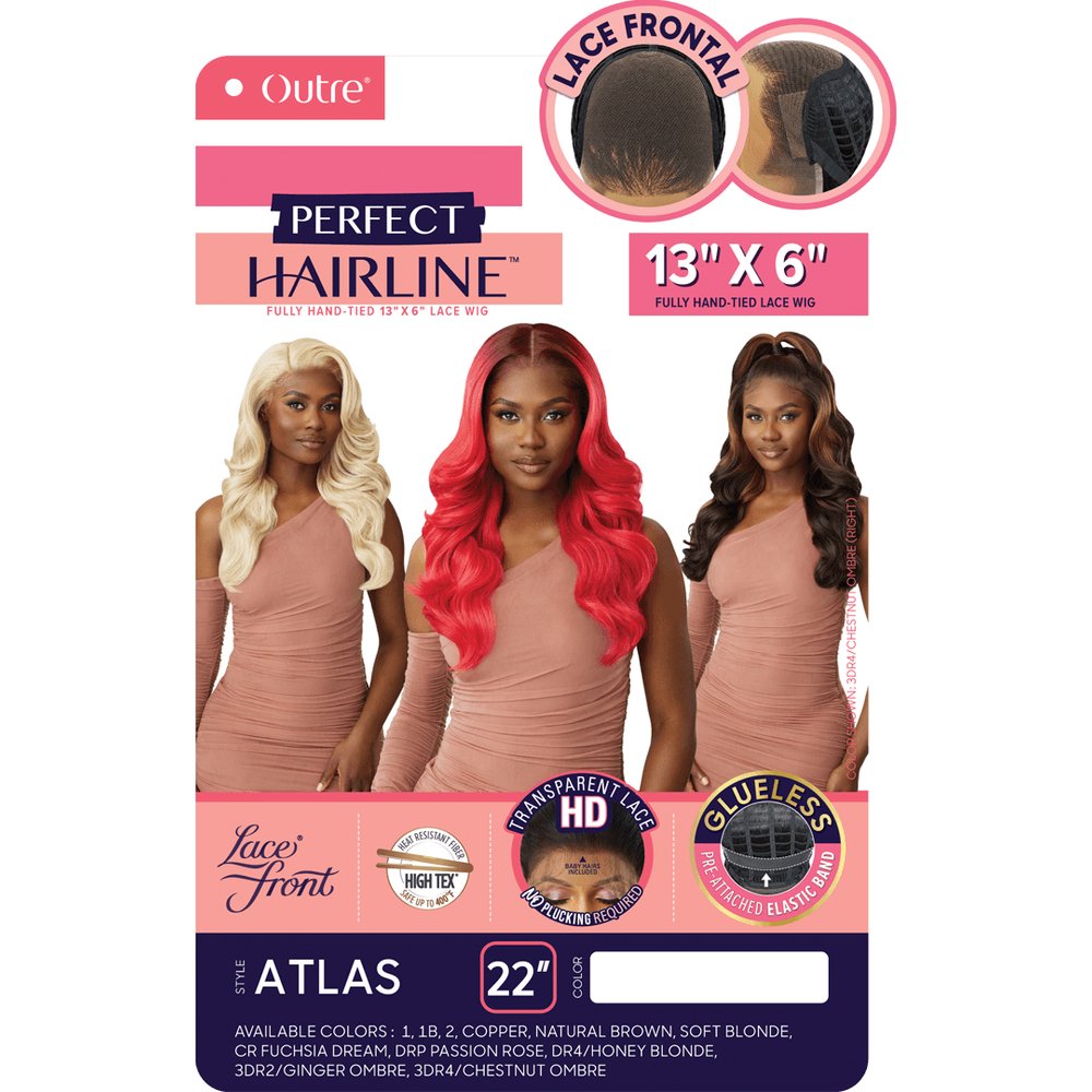 Outre Perfect Hairline 13x6 Synthetic HD Lace Front Wig - Atlas - Beauty Exchange Beauty Supply