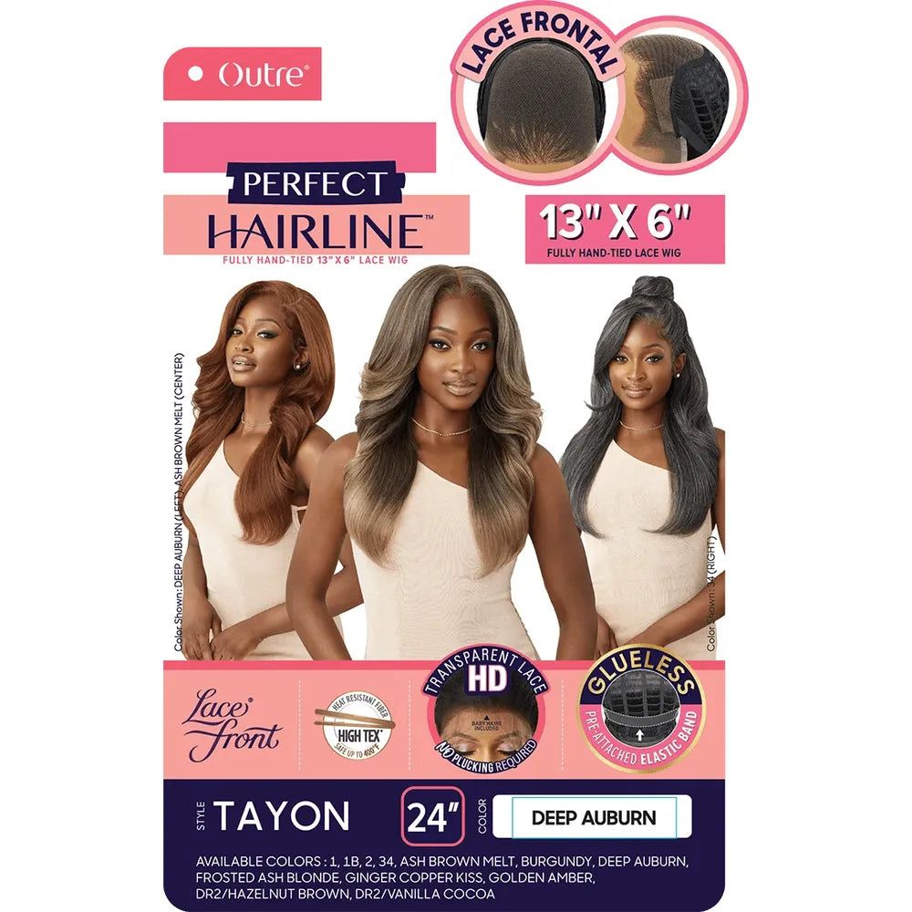 Outre Perfect Hairline 13x6 Synthetic HD Lace Front Wig - Tayon - Beauty Exchange Beauty Supply