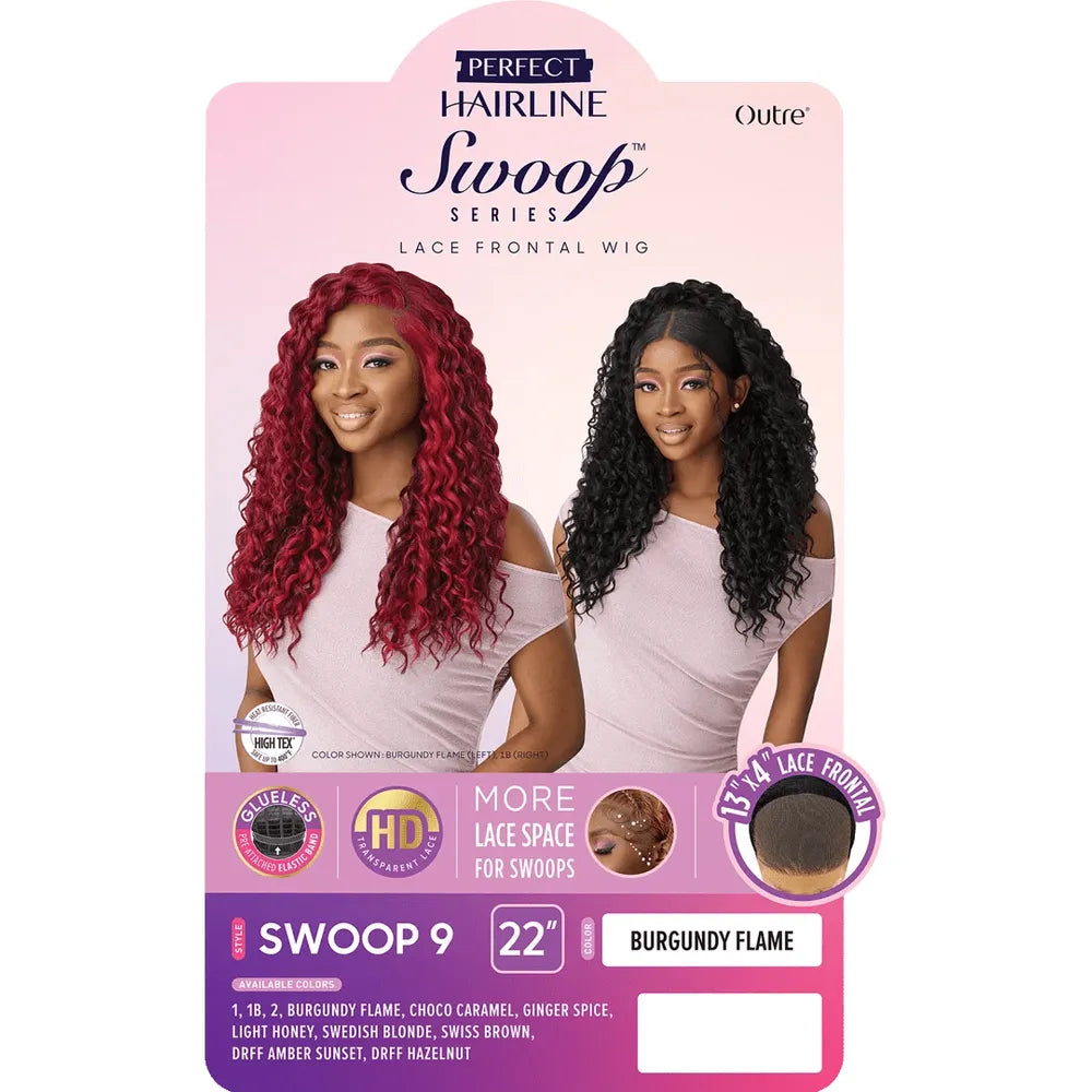 Outre Perfect Hairline Swoop Series 13x4 Synthetic HD Lace Front Wig - Swoop 9 - Beauty Exchange Beauty Supply