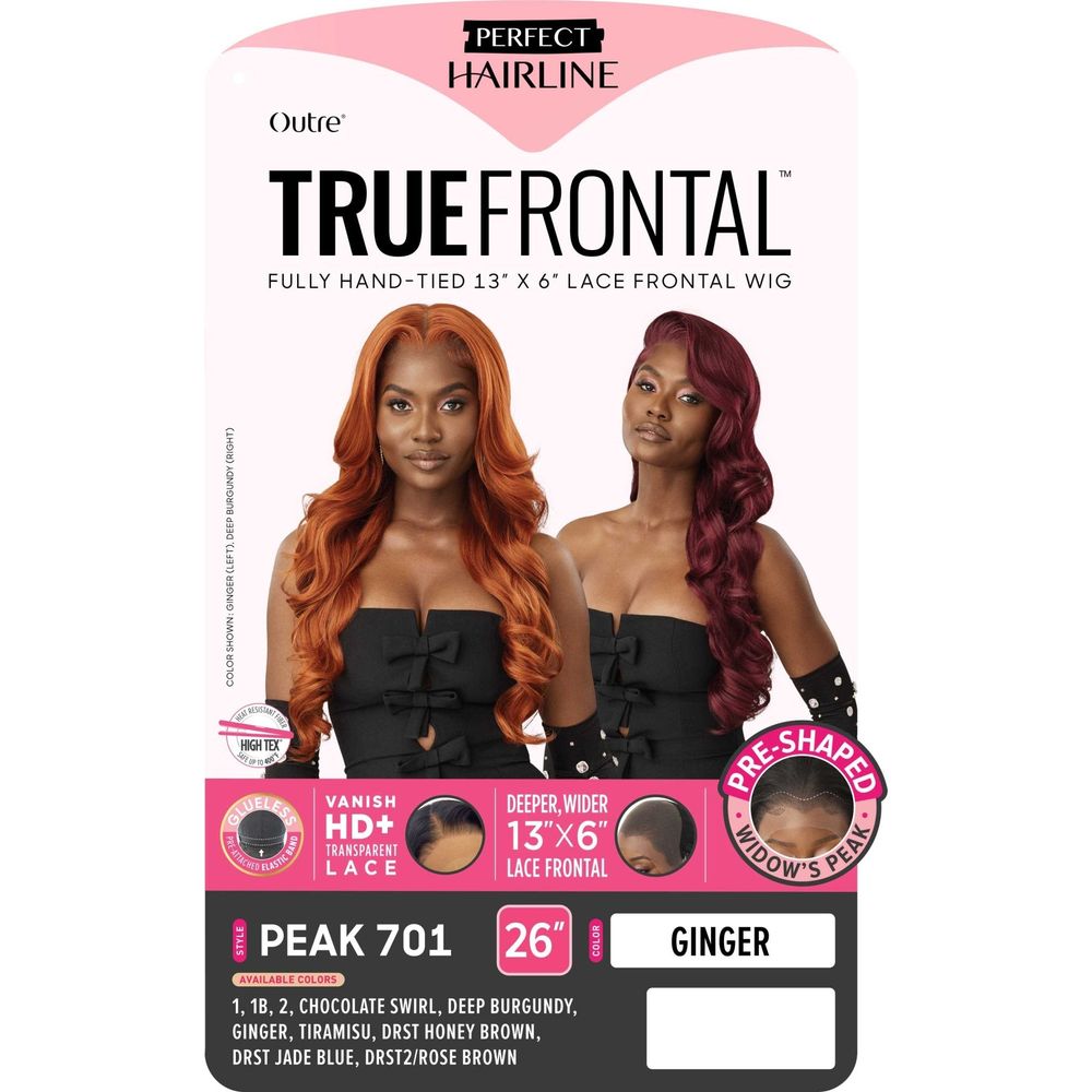 Outre Perfect Hairline True Frontal 13"x 6" HD Lace Front Wig - Peak 701 - Beauty Exchange Beauty Supply