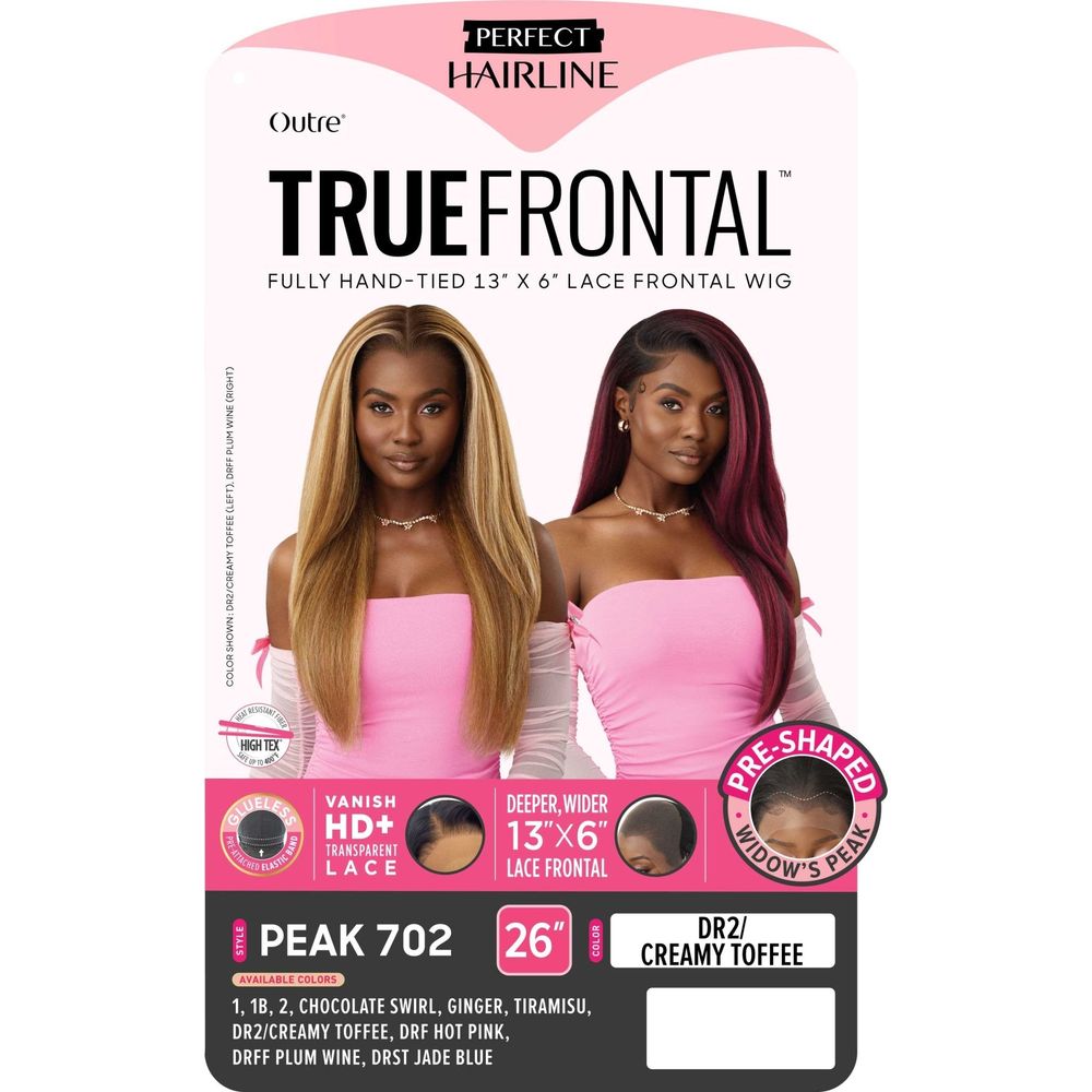 Outre Perfect Hairline True Frontal 13"x 6" HD Lace Front Wig - Peak 702 - Beauty Exchange Beauty Supply