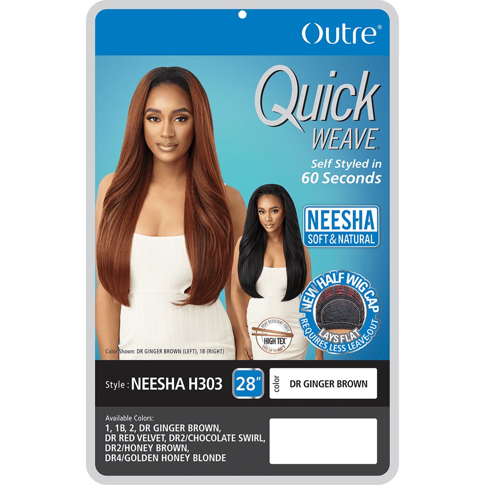 Outre Quick Weave Synthetic Half Wig - Neesha H303 - Beauty Exchange Beauty Supply