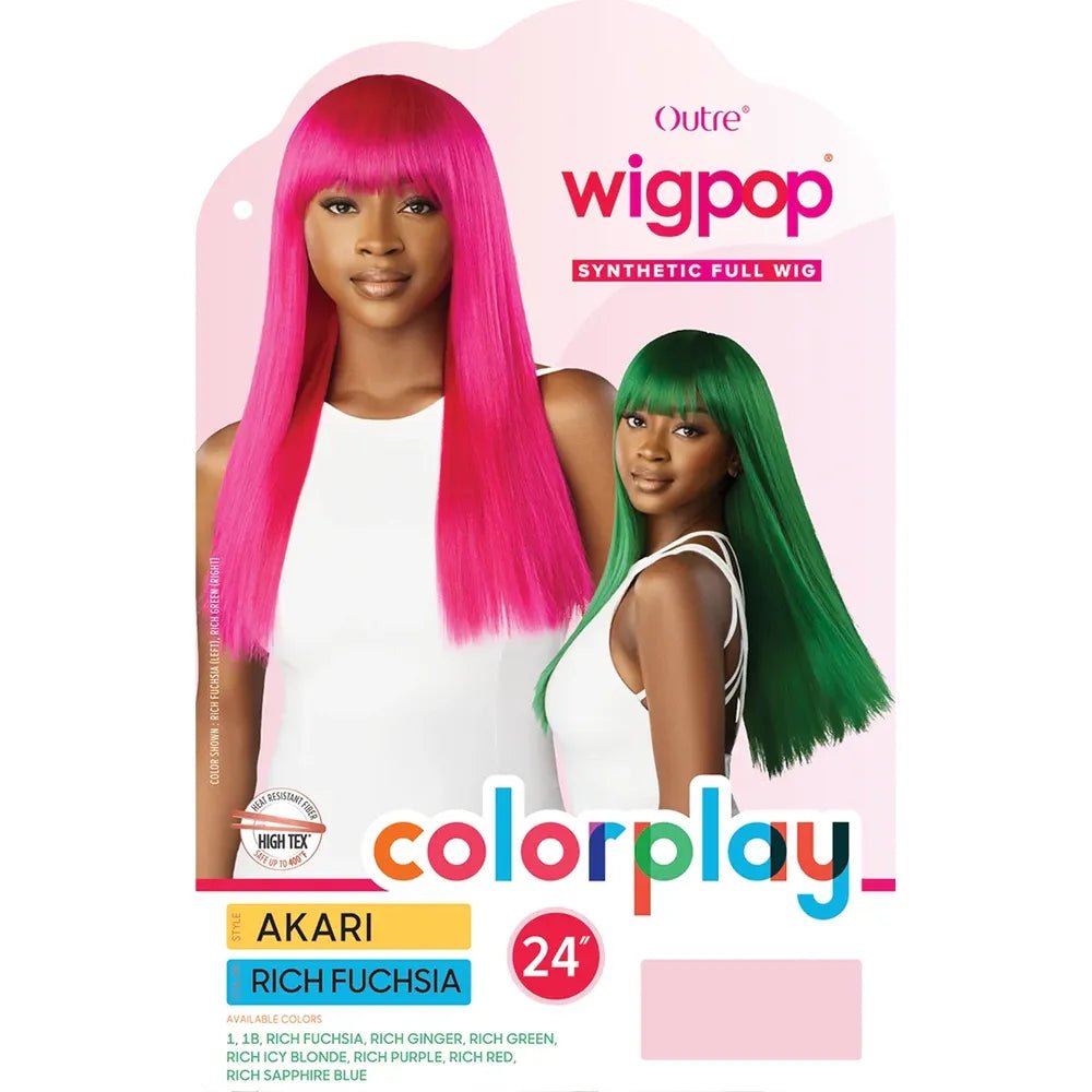 Outre Wigpop Color Play Synthetic Full Wig - Akari - Beauty Exchange Beauty Supply