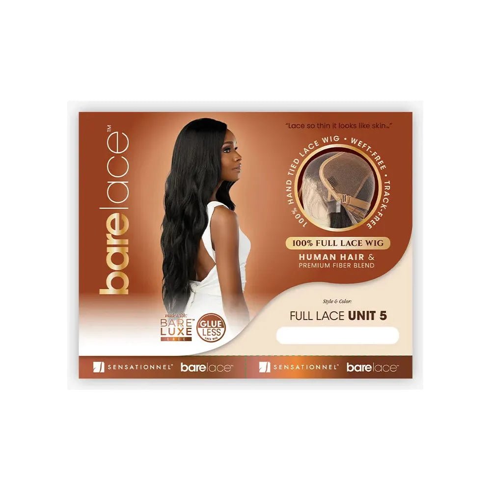 Sensationnel Bare Lace Human Hair Blend Full Lace Wig - Unit 5 - Beauty Exchange Beauty Supply