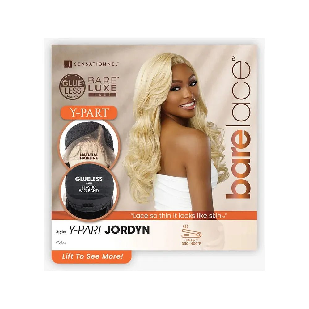 Sensationnel Bare Lace Synthetic HD Y - Part Lace Wig - Jordyn - Beauty Exchange Beauty Supply