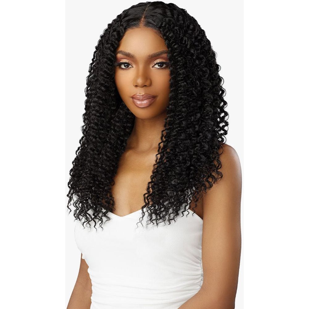 Sensationnel Butta Lace Human Hair Blend HD Lace Front Wig - Kinky Water Wave 18" - Beauty Exchange Beauty Supply