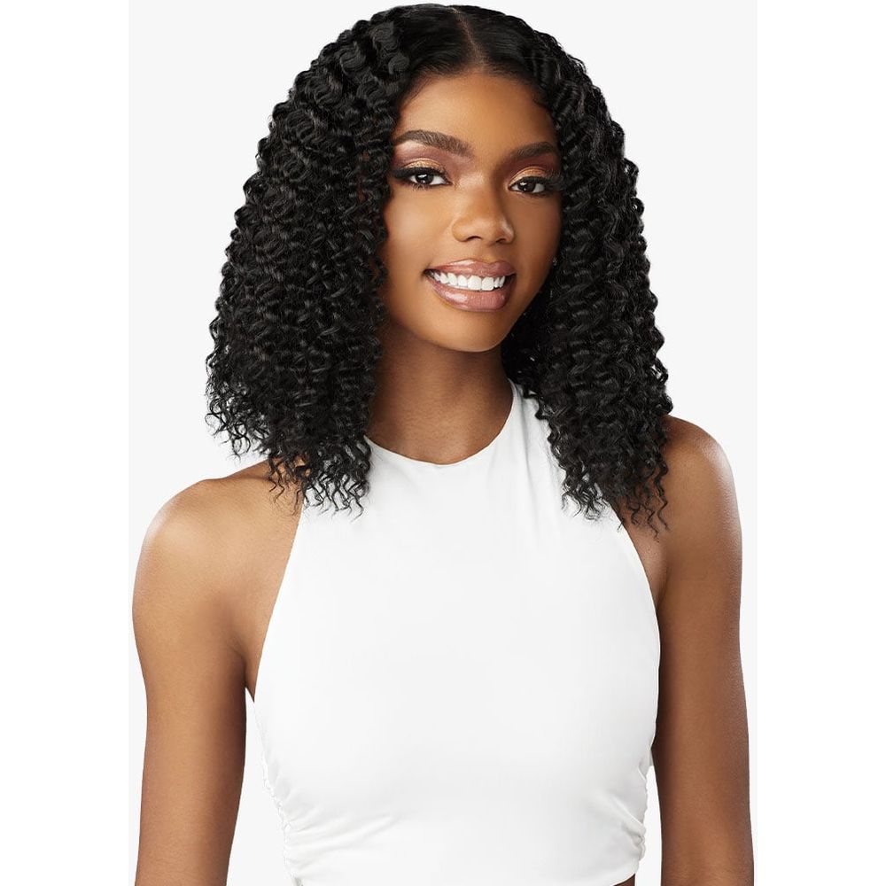 Sensationnel Butta Lace Wet & Wavy Human Hair Blend HD Lace Front Wig - Water Wave 12" - Beauty Exchange Beauty Supply